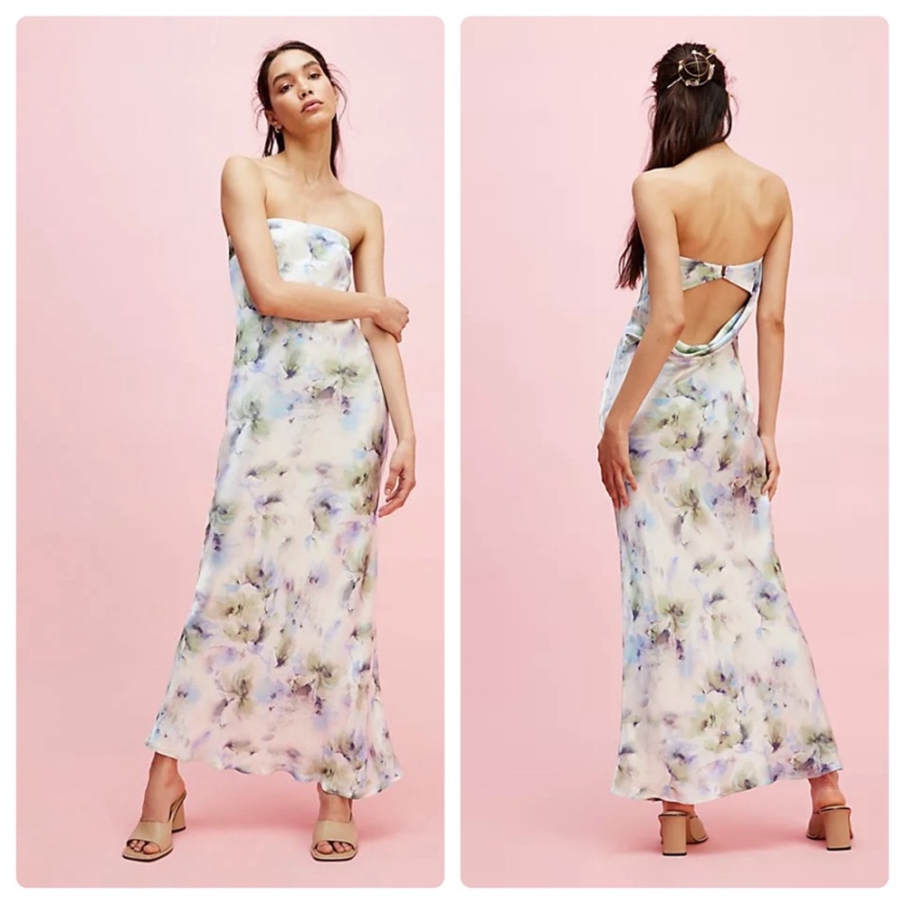 Bec & Bridge Moon Dance Dress in Watercolor Floral Size 4